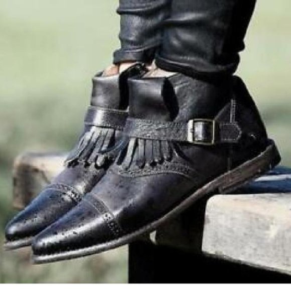 Bed Stu Dark Leather Ankle Booties - Picture 4 of 16